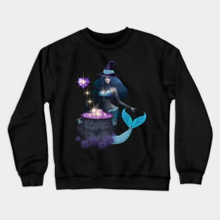 Merwitch With Her Magic Potion Crewneck Sweatshirt